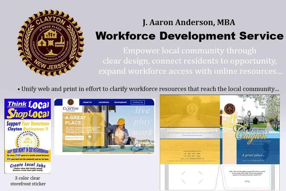 Clayton Economic Development (2011/12 IT Chair) Print/Web Marketing